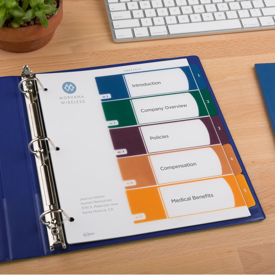 Avery® Ready Index Customizable TOC Binder Dividers