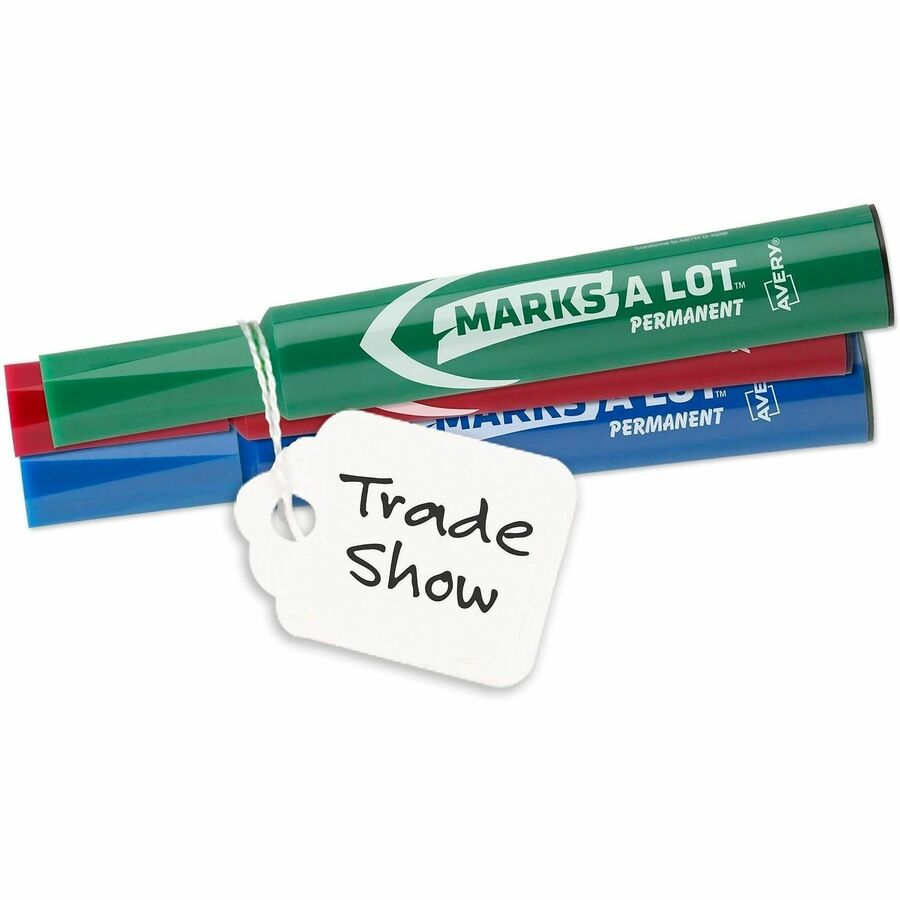 Avery® Marking Tags, Strung, 3-1/4" x 1-15/16" , 1,000 Tags (12200)