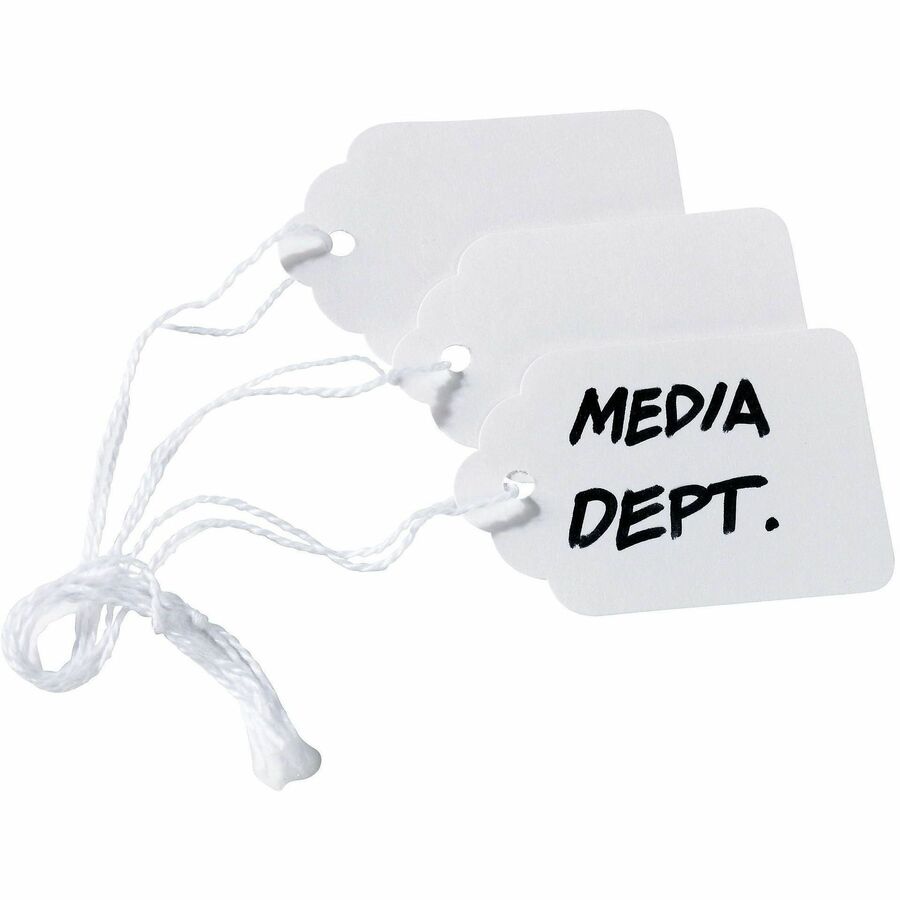 Avery® Marking Tags, Strung, 1-3/4" x 1-3/32" , 1,000 Tags (12204)