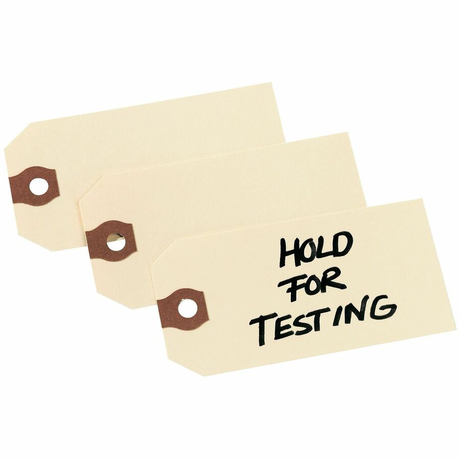 Avery® Unstrung Shipping Tags, 11.5 pt. Stock, 5-1/4" x 2-5/8" , 1,000 Manila Hang Tags