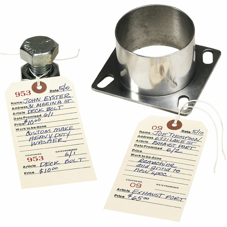 Avery® Repair Tags, Manila, Strung, 5-1/4" x 2-5/8" ,500 Tags (15030)