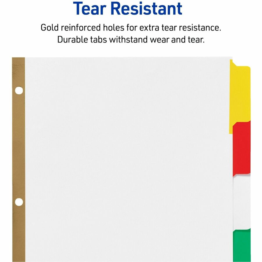 Avery® Big Tab Write & Erase 5-Tab Dividers (23076)