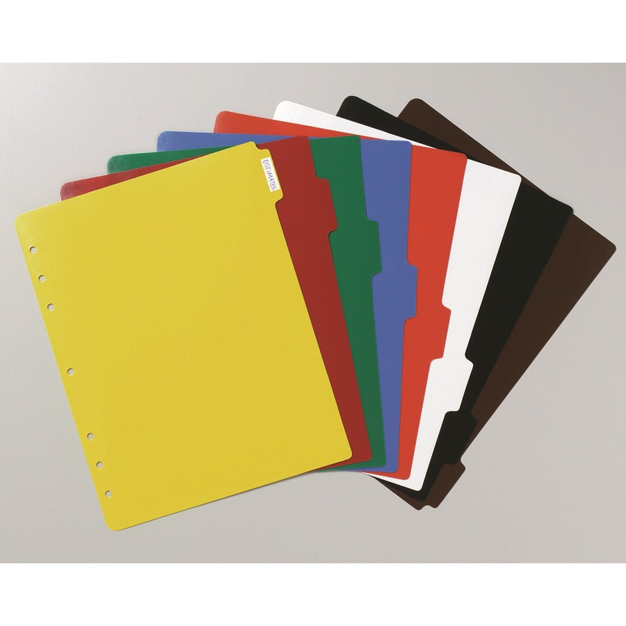 Avery® Plastic Tab Dividers w/ White Labels