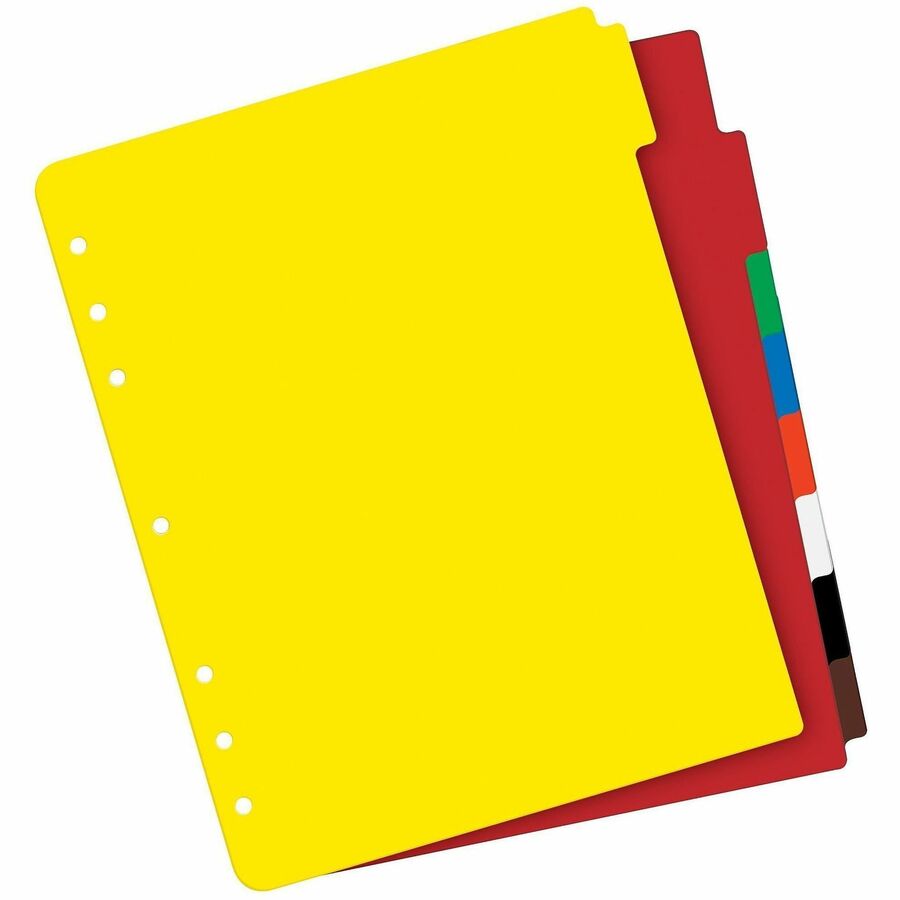 Avery® Plastic Tab Dividers w/ White Labels