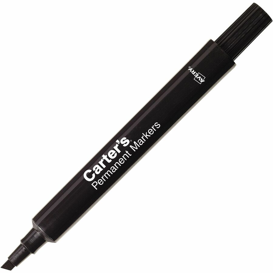 Carter's® Permanent Markers, Large Desk-Style, 12 Black (27178)
