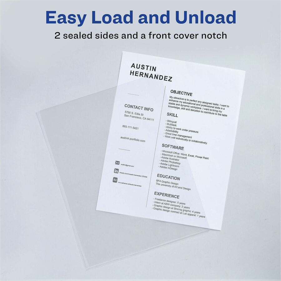Avery® Letter File Sleeve