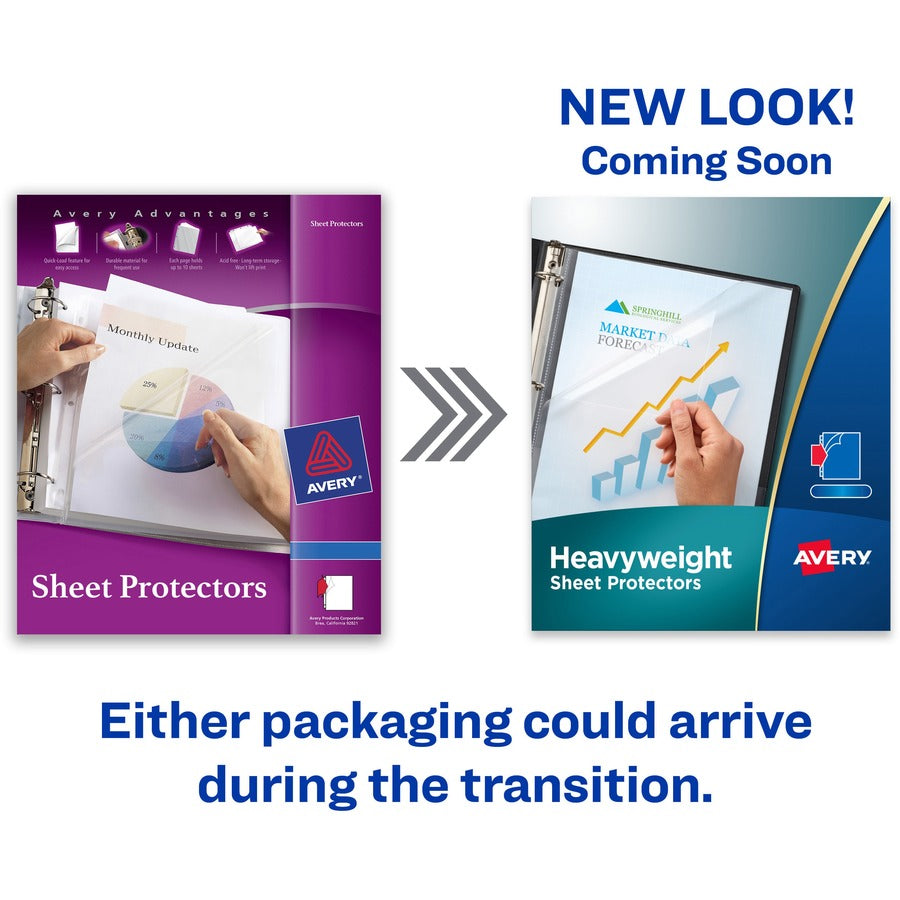Avery® Quick-Load Sheet Protectors