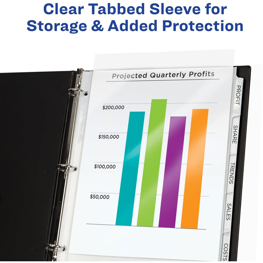 Avery® Print & Apply Sheet Protector Dividers