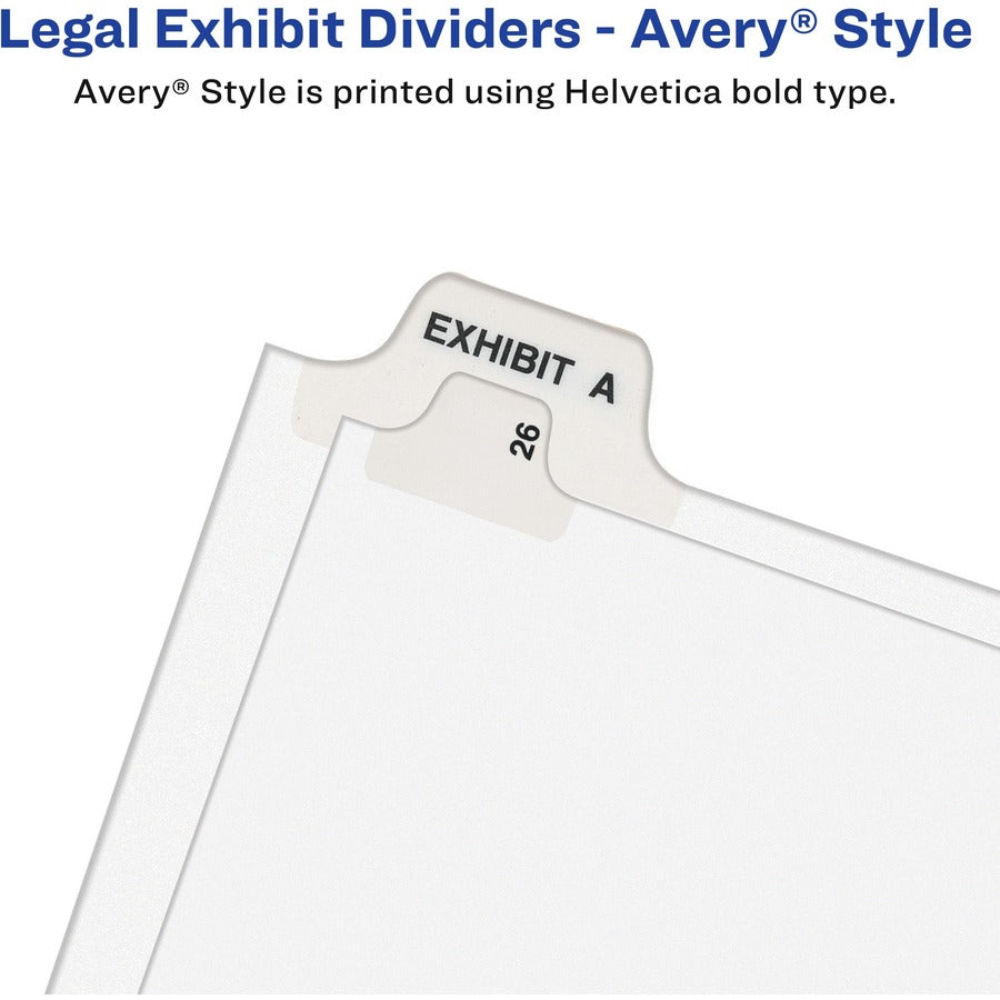Avery® Side Tab Individual Legal Dividers