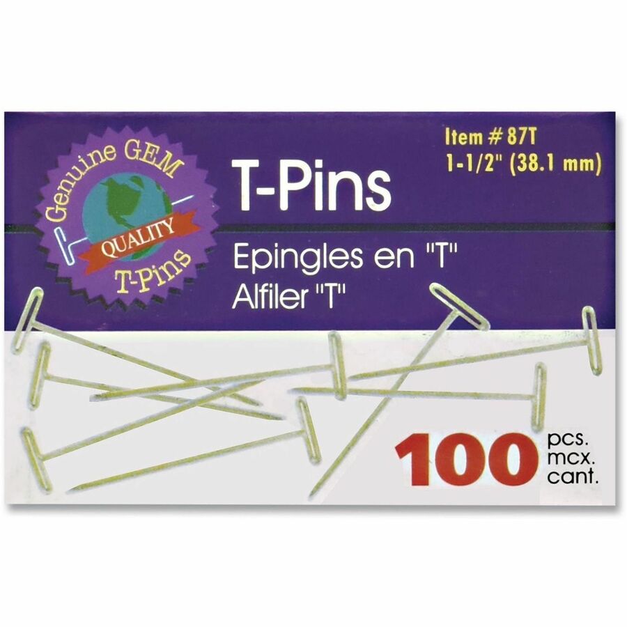 Gem Office Products T-pins