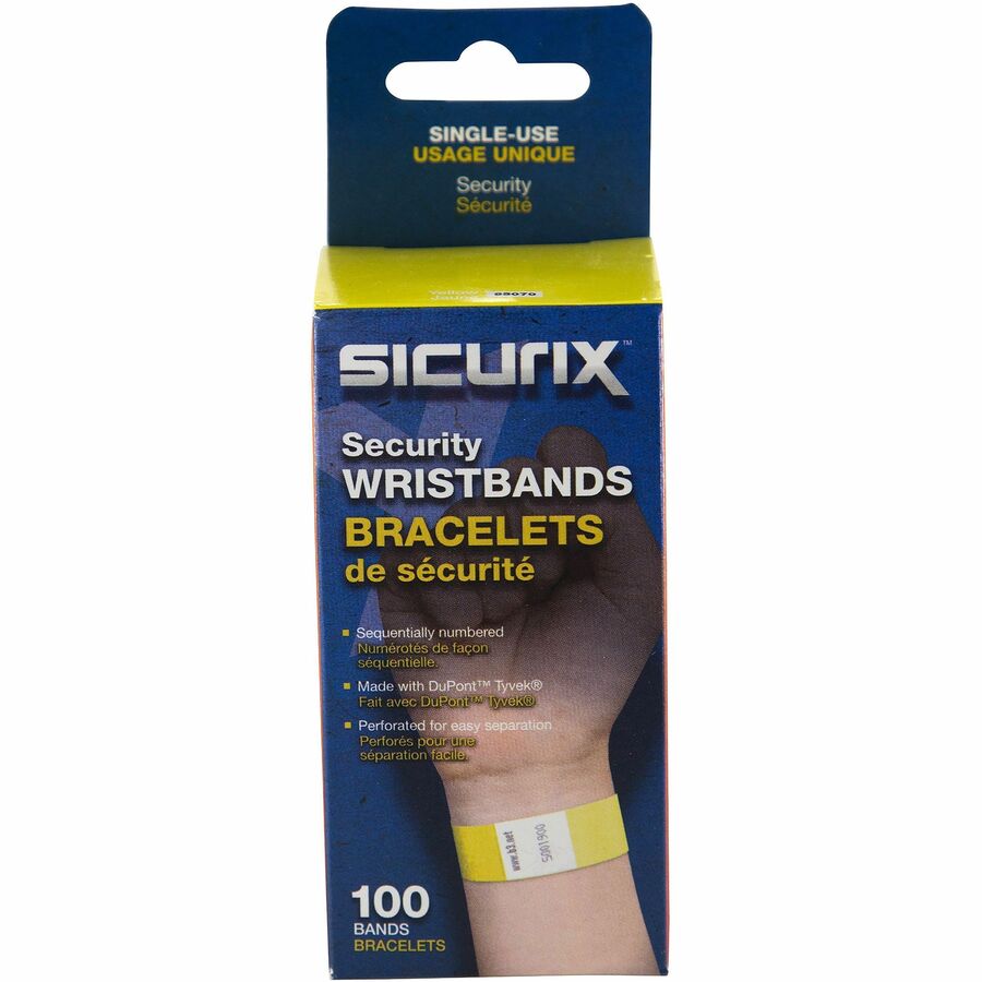 SICURIX Standard Dupont Tyvek Security Wristband