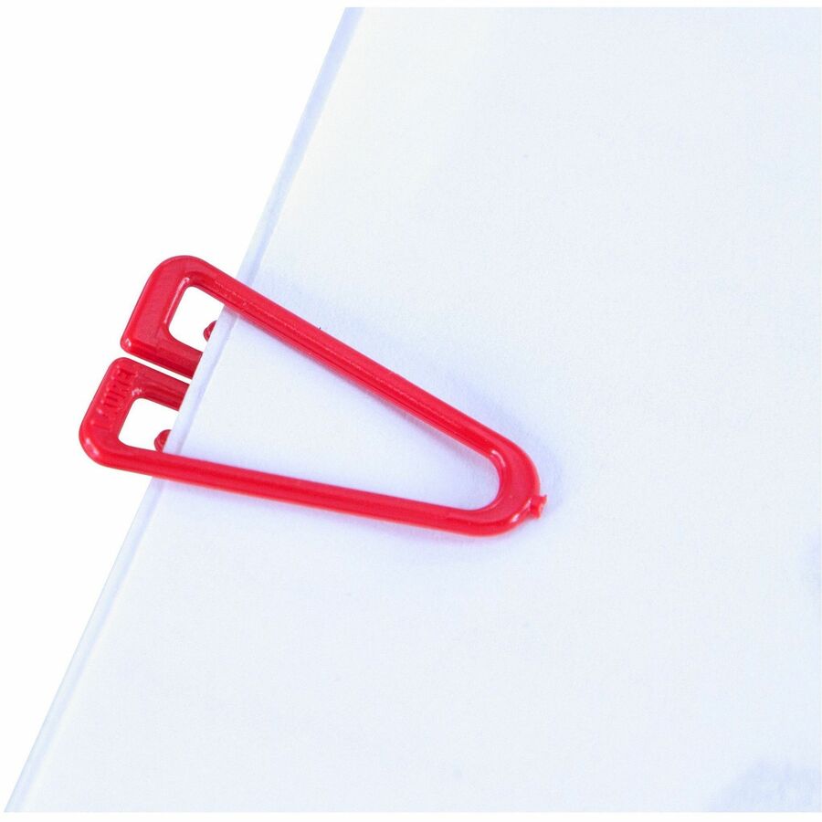 Plastiklips Paper Clips Medium Size 500 Pack ASSORTED Colors (LP-0300)