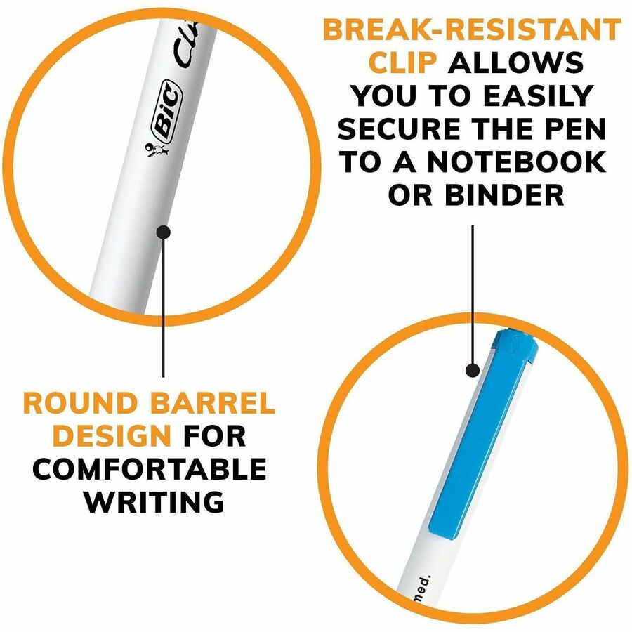 BIC Clic Stic Retractable Ballpoint Pens
