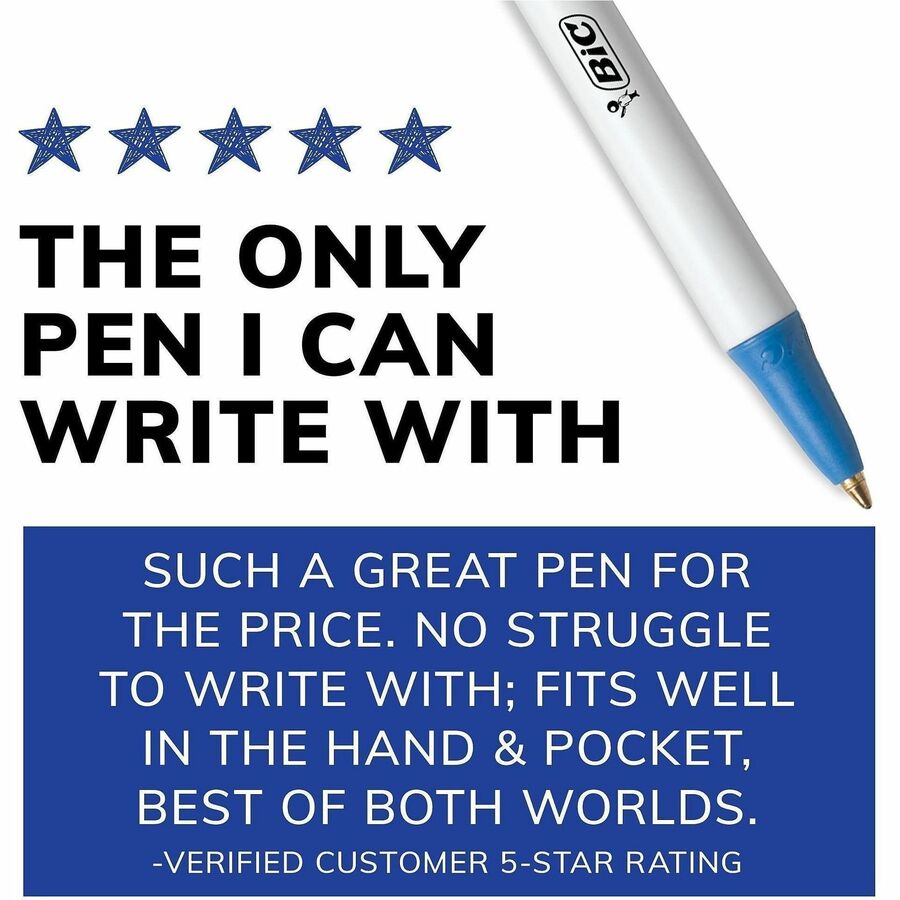BIC Clic Stic Retractable Ballpoint Pens