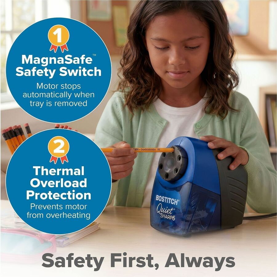 Bostitch QuietSharp Heavy Duty Classroom Electric Pencil Sharpener