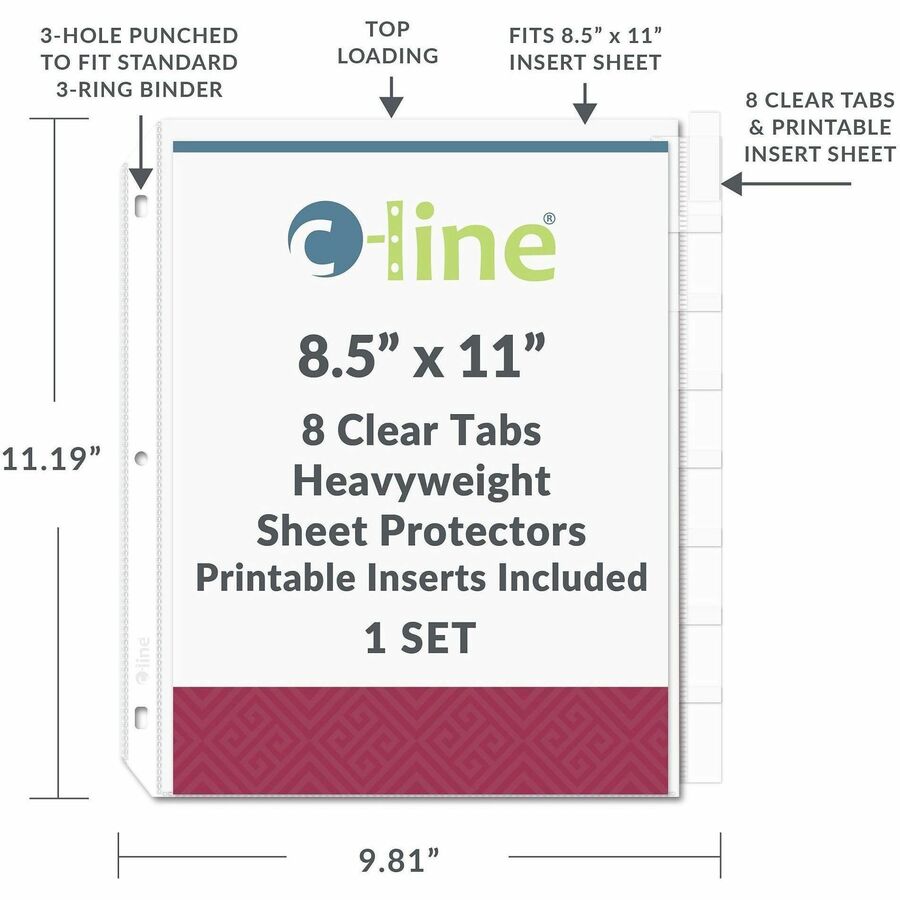C-Line Top-Loading Sheet Protectors