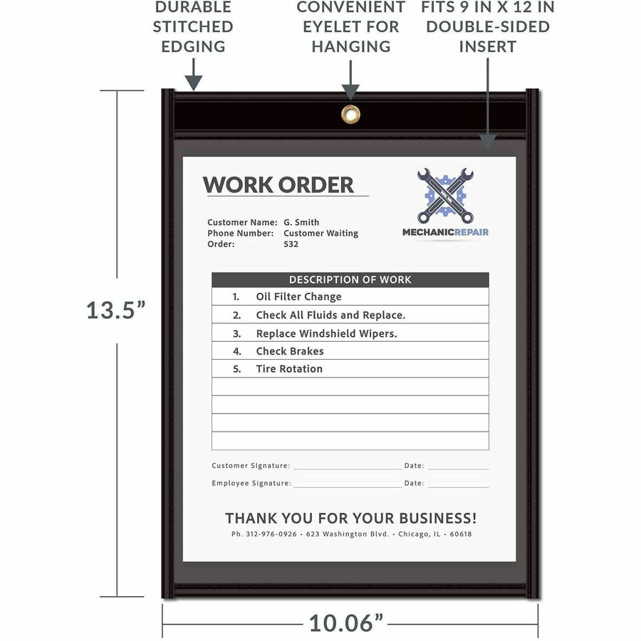 C-Line Vinyl File Pocket