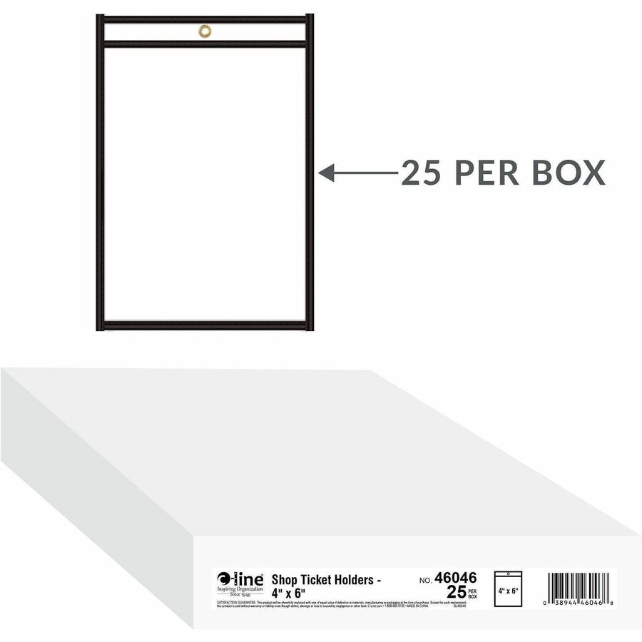 C-Line Stitched Vinyl Shop Ticket Holders