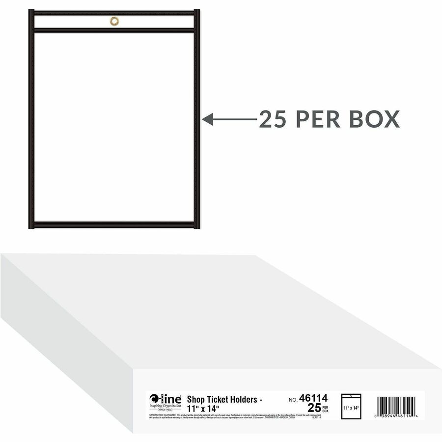 C-Line Stitched Vinyl Shop Ticket Holders