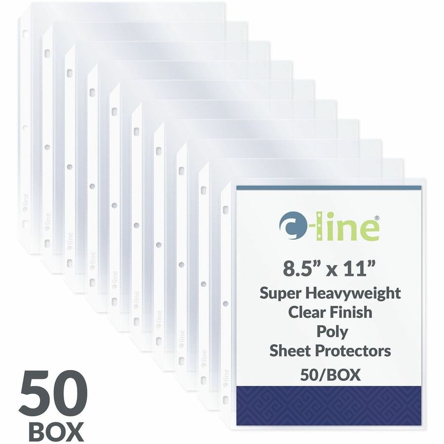 C-Line Poly Top-loading Sheet Protectors