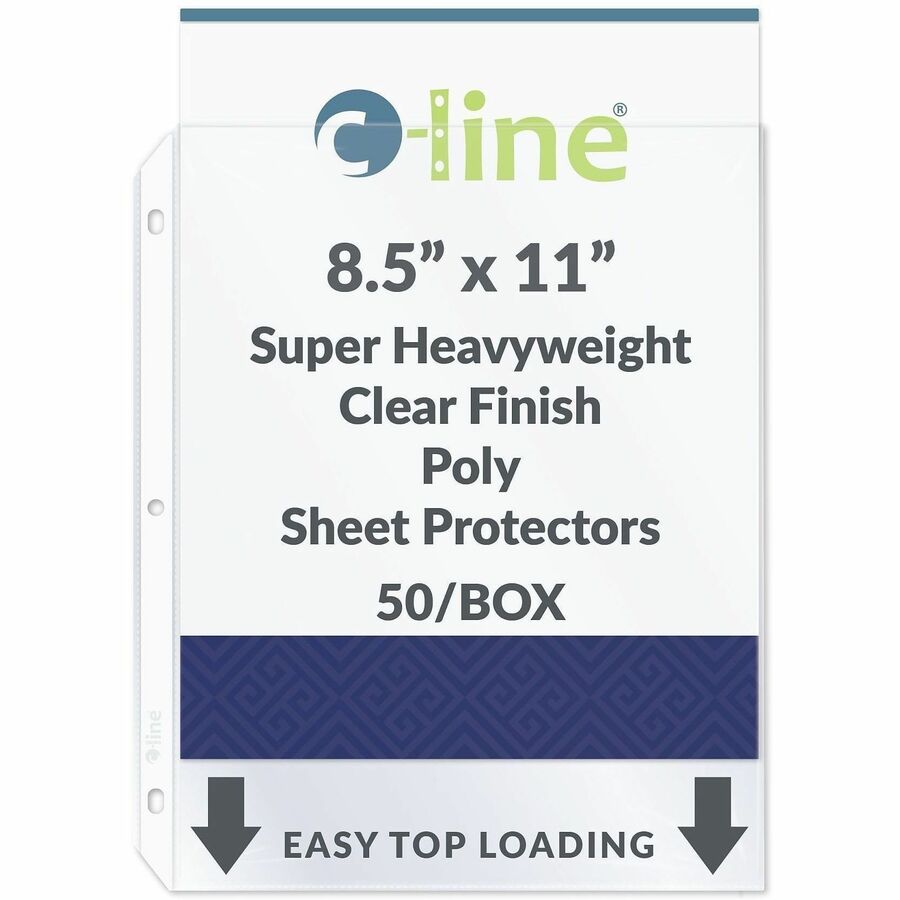 C-Line Poly Top-loading Sheet Protectors