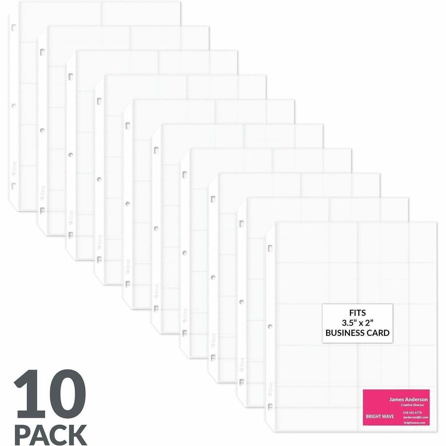 C-Line Business Card Refill Pages
