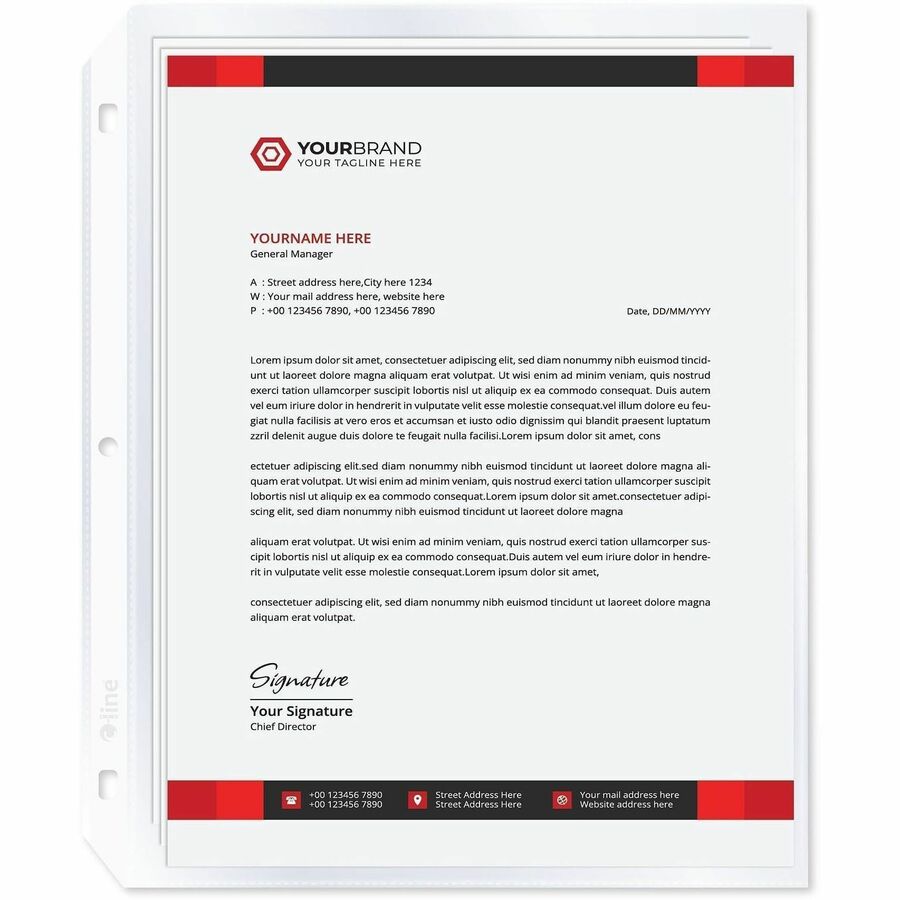 C-Line High-Capacity Top-Loading Sheet Protectors