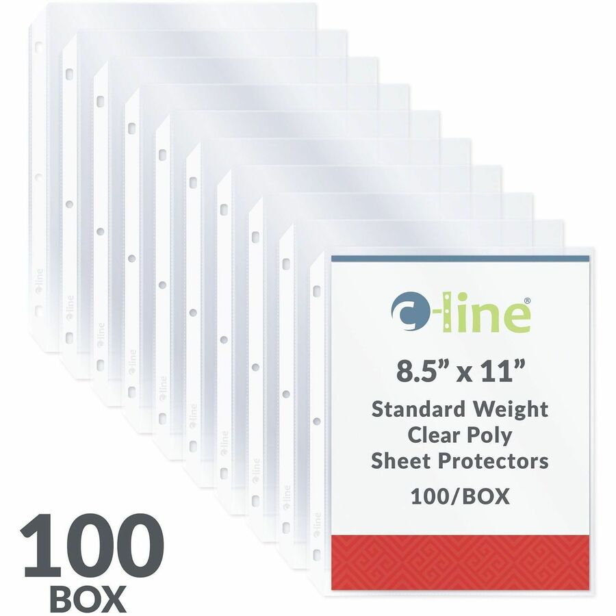C-Line Poly Top-loading Sheet Protectors