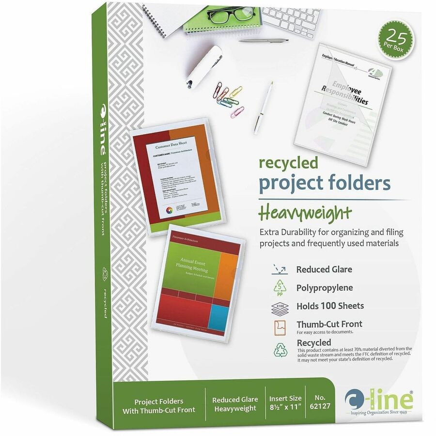 C-Line 62127 Letter Recycled Project File