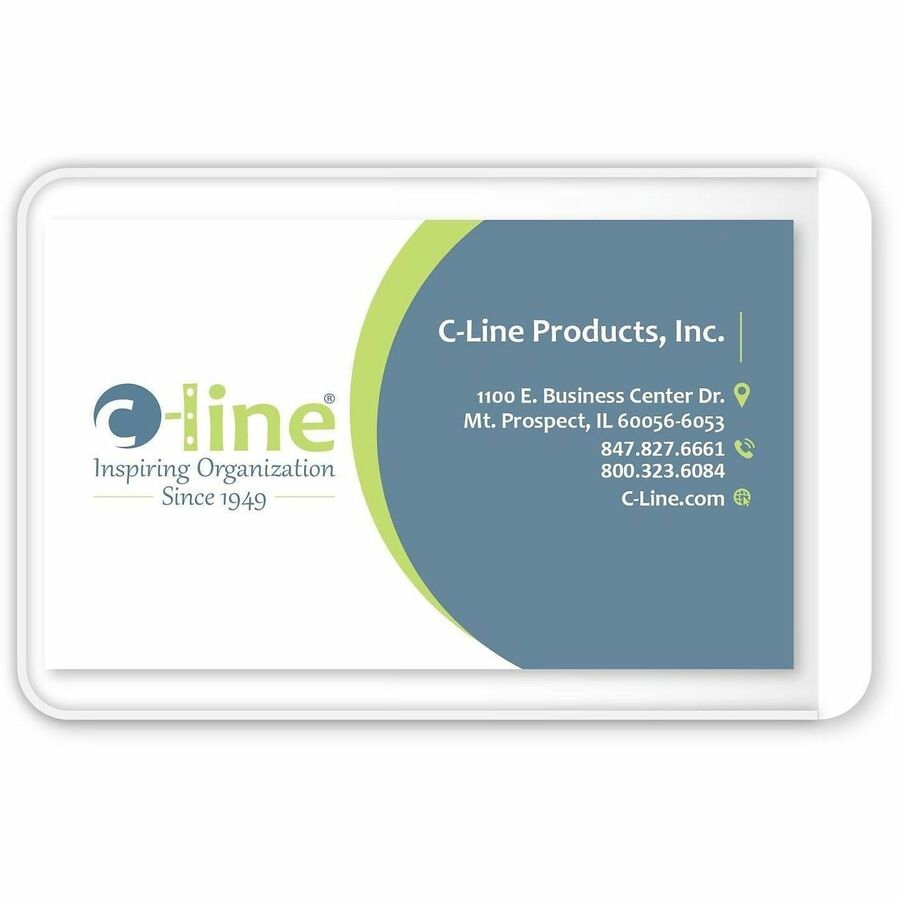 C-Line Self-Adhesive Business Card Holders