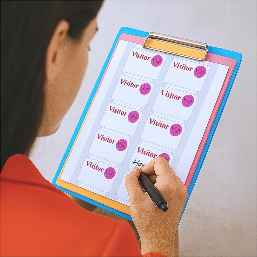 C-Line Time's Up! Peel & Stick Name Badges