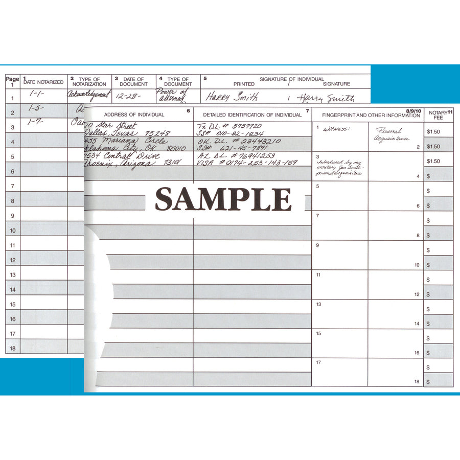 Dome Notary Public Book
