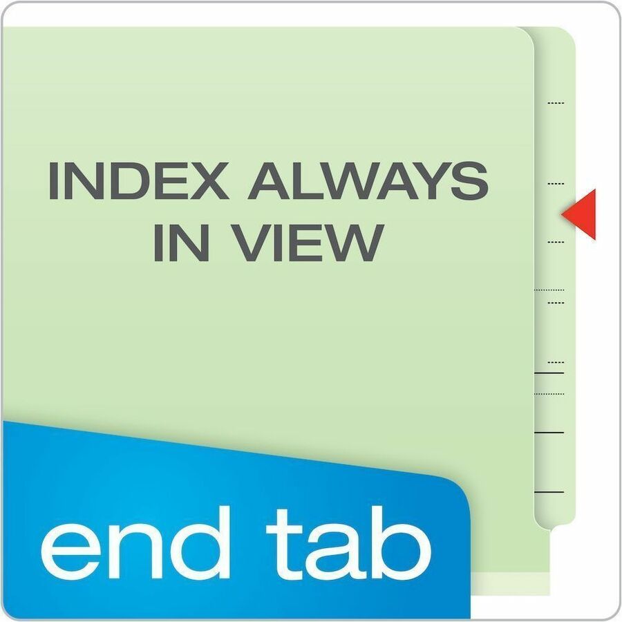Pendaflex Straight Tab Cut Legal Recycled Classification Folder with Fastener
