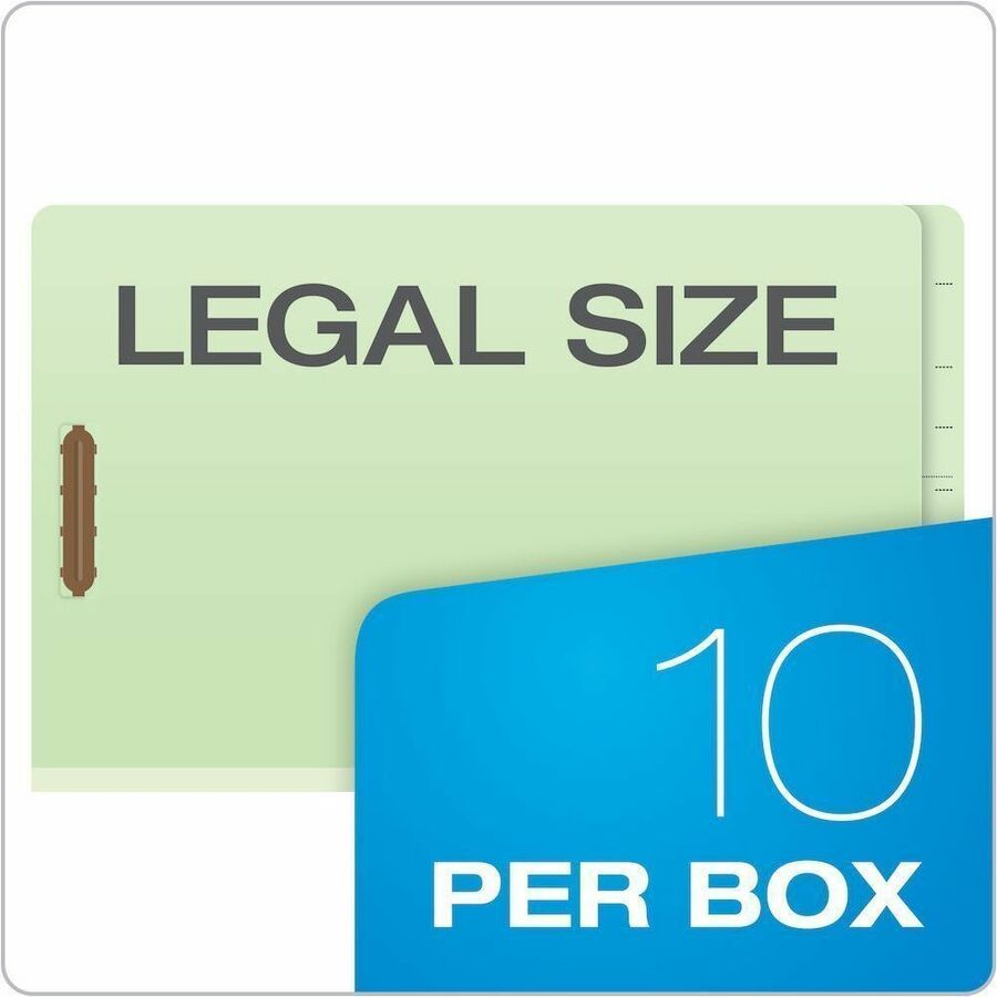 Pendaflex Straight Tab Cut Legal Recycled Classification Folder with Fastener