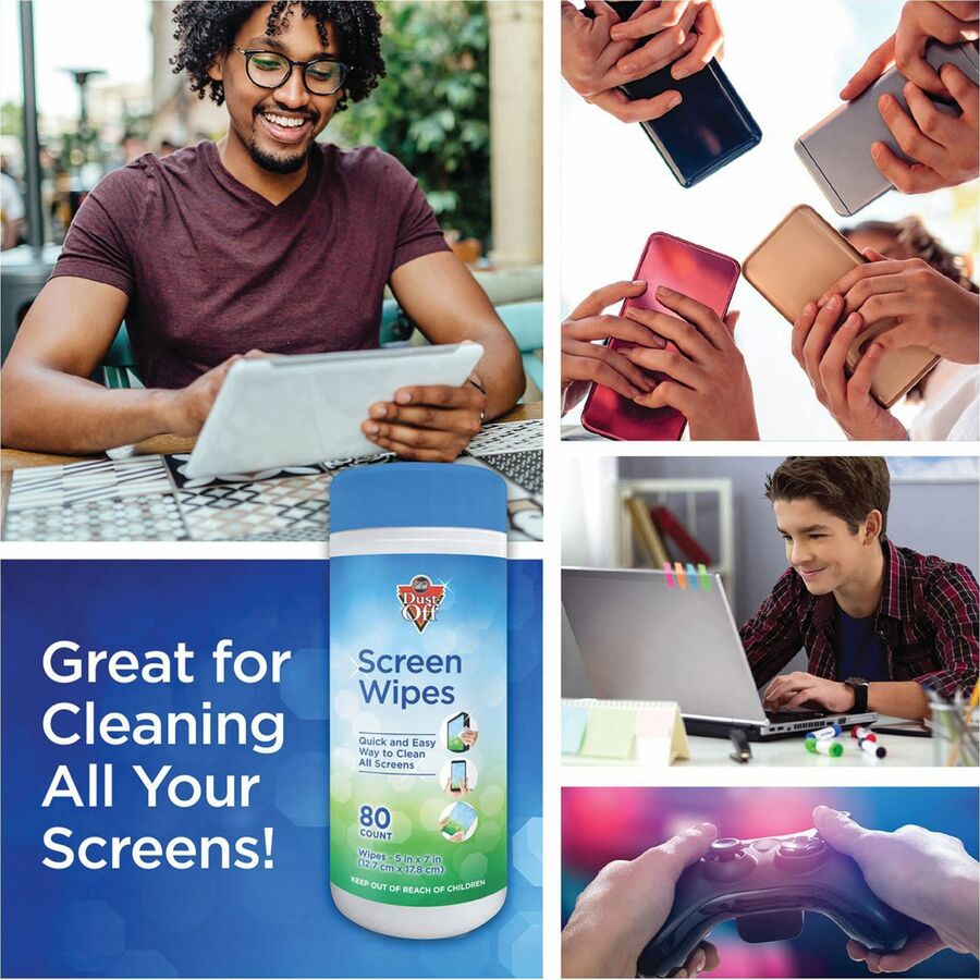 Dust-Off Anti-Static Monitor Wipes