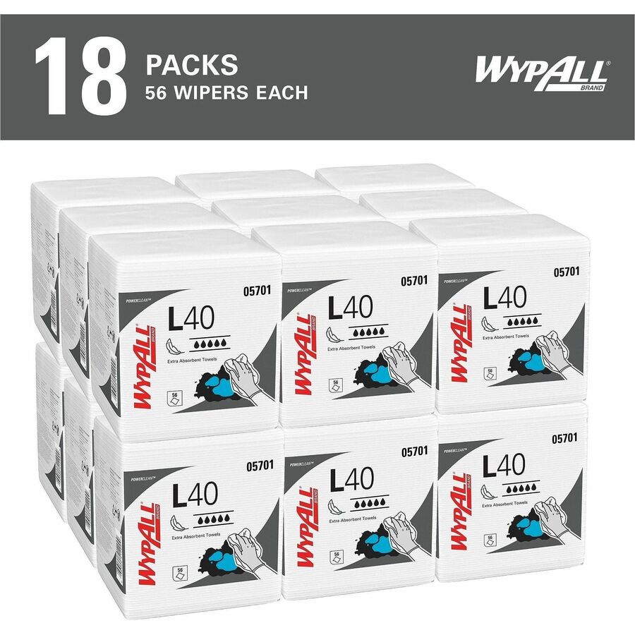 Wypall PowerClean L40 Extra Absorbent Towels