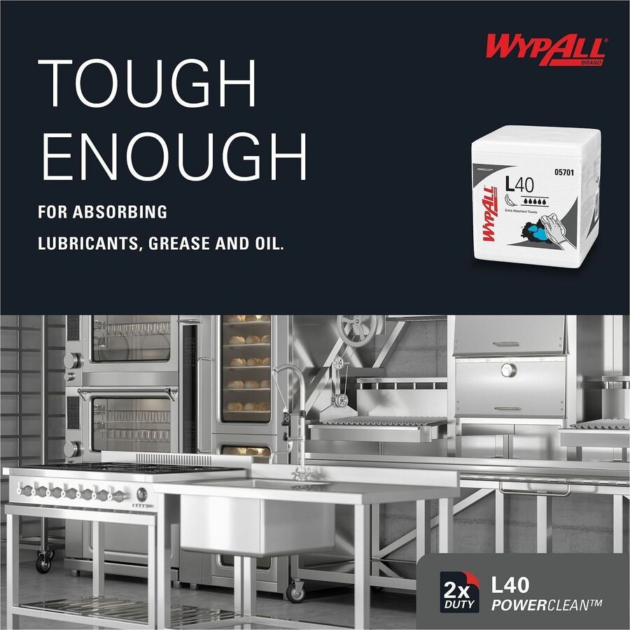 Wypall PowerClean L40 Extra Absorbent Towels