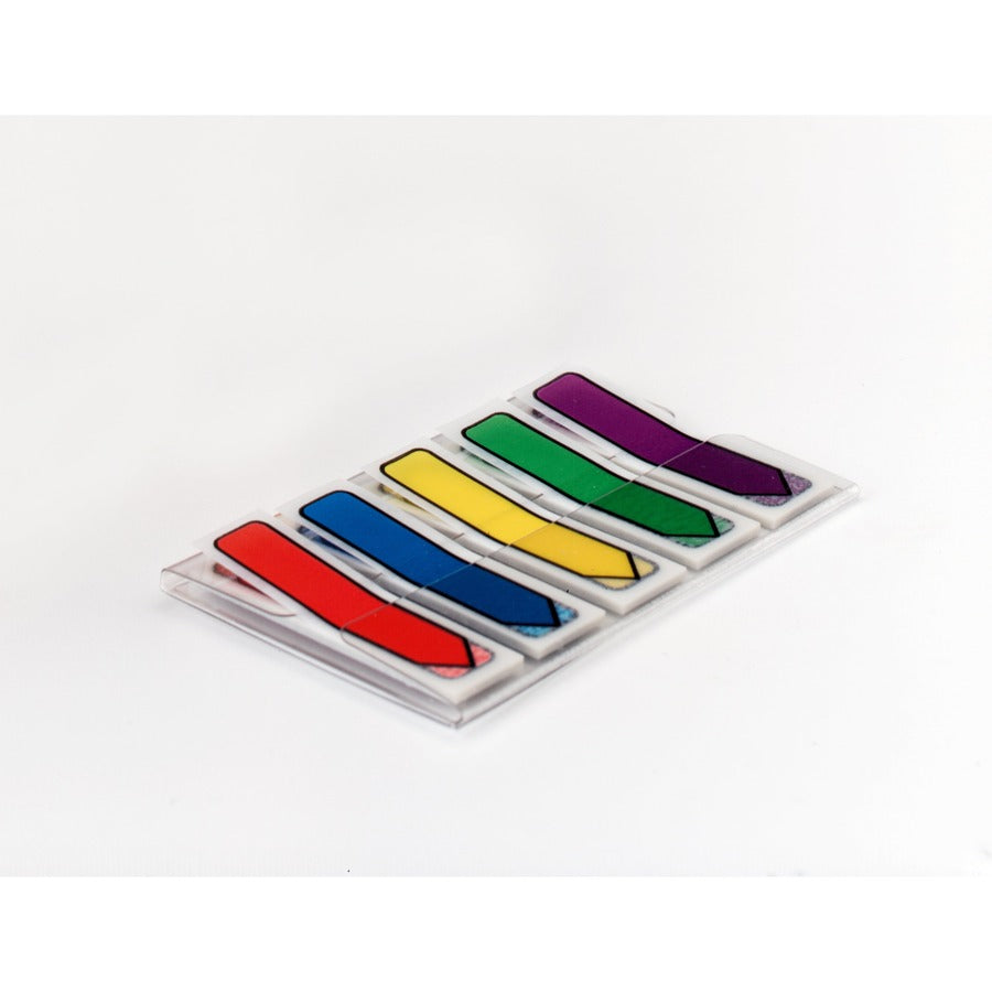 Post-it® Arrow Flags in On-the-Go Dispenser - Bright Colors