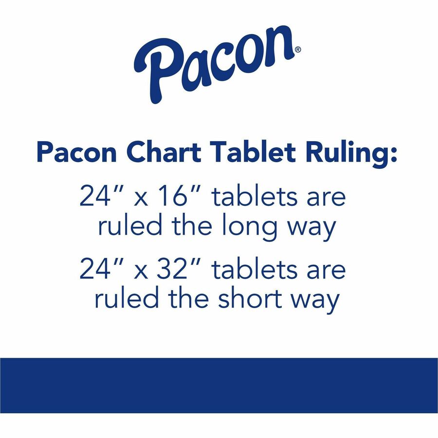 Pacon Ruled Chart Tablet