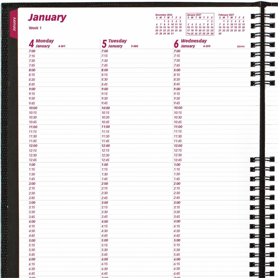 Brownline CoilPro 12-Month Weekly Planner