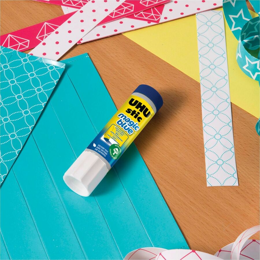 UHU Color Glue Stic, Blue, 40g