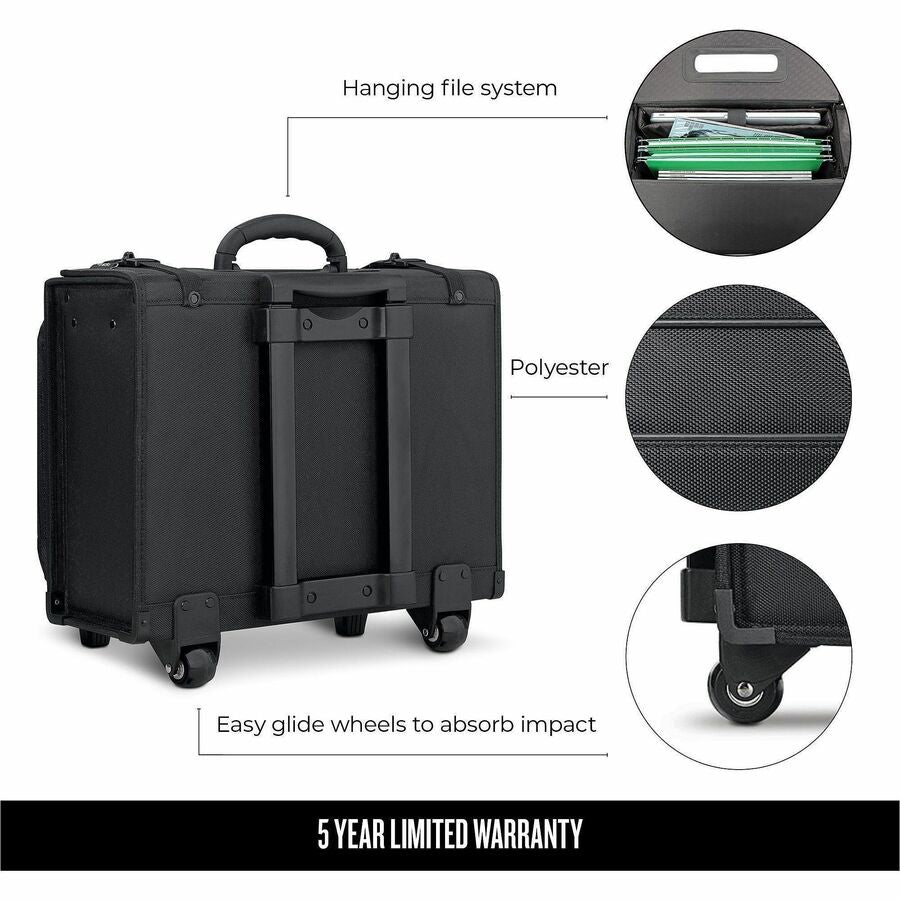 Solo Classic Carrying Case (Roller) for 15.4" to 17" Notebook, Accessories - Black