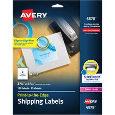 Avery&reg; Shipping Labels - Sure Feed - Print to the Edge