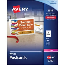 Avery&reg; Laser Print Postcard