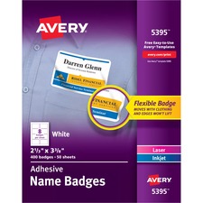 Avery&reg; Premium Personalized Name Tags - Print or Write