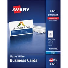 Avery&reg; Inkjet Print Business Card