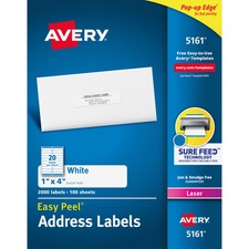 Avery&reg; Easy Peel Address Labels - Sure Feed