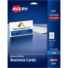 Avery&reg; Inkjet Print Business Card