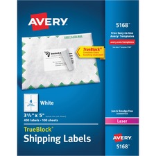 Avery&reg; TrueBlock Shipping Labels - Sure Feed