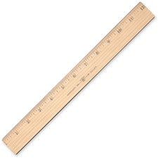 Westcott Inches/Metric Wood Ruler